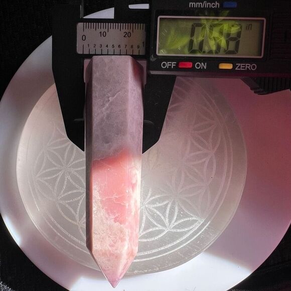 Pink Opal Crystal‎ Tower Meditation Healing Stone (#3) - Picture 8 of 10